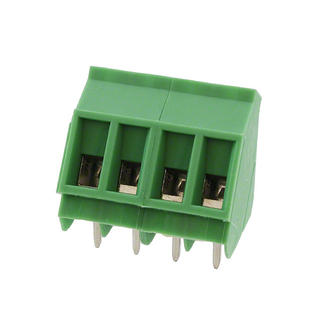 TERM BLOCK 4POS 35DEG 5.08MM PCB