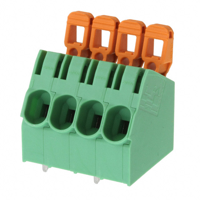 TERM BLOCK 4POS 30DEG 7.5MM PCB