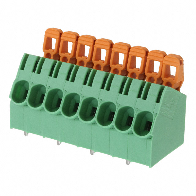 TERM BLOCK 8POS 30DEG 7.5MM PCB