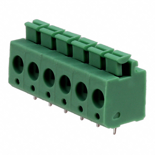 TERM BLK 6POS SIDE ENTRY 5MM PCB