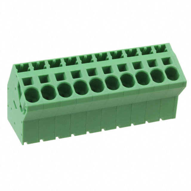 TERM BLOCK 10POS 30DEG 7.5MM PCB