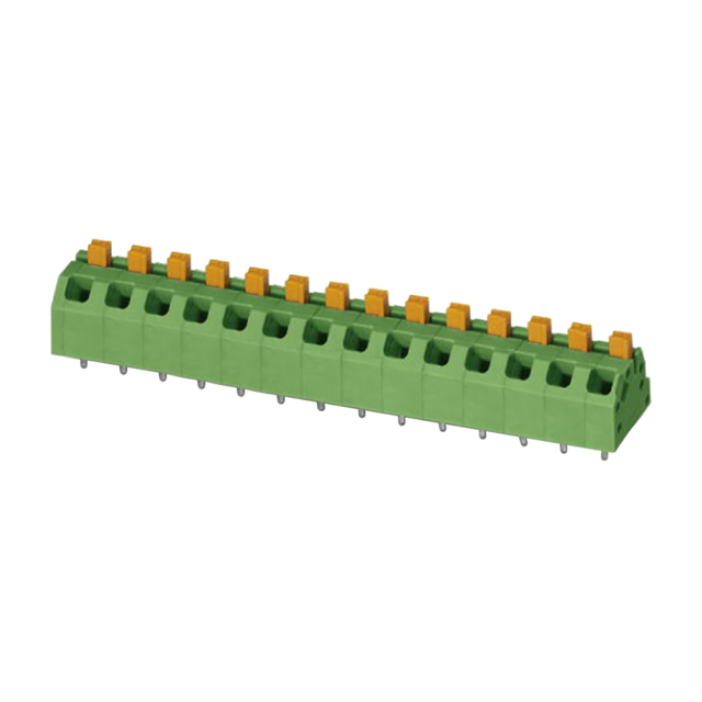 TERM BLOCK 14POS 45DEG 5MM PCB