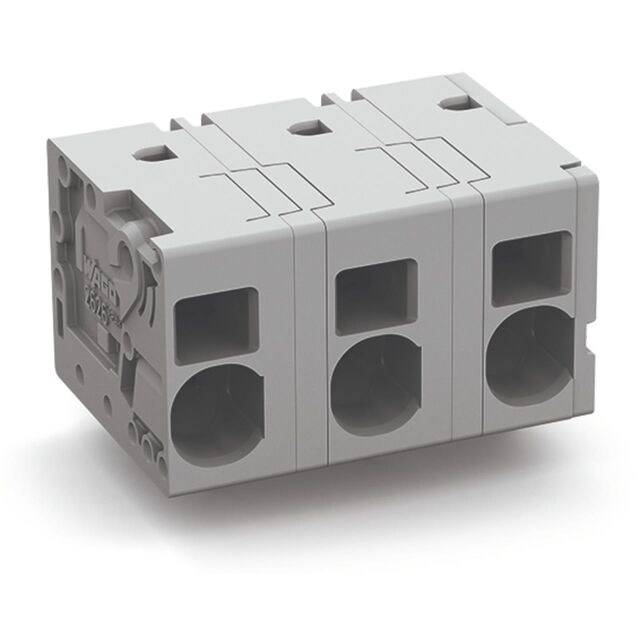 PCB TERMINAL BLOCK, 6 MM PIN SPA