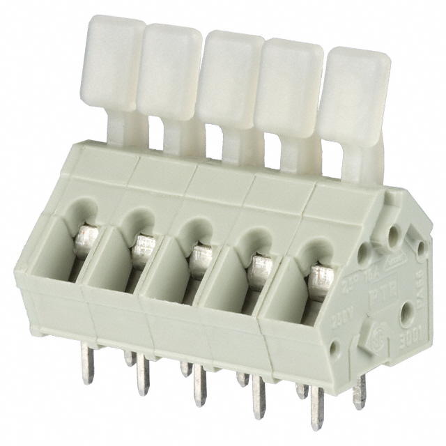 TERM BLOCK 5POS 45DEG 5MM PCB