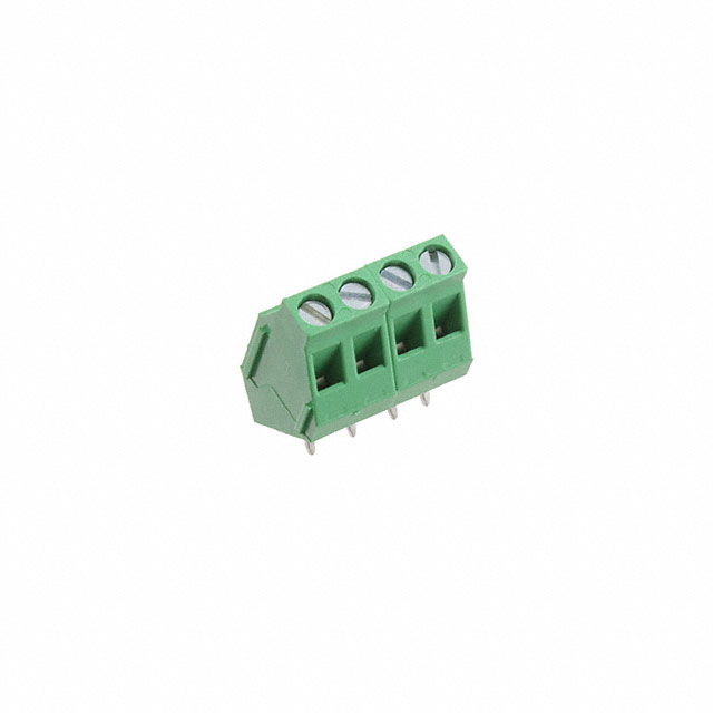 TERM BLOCK 4POS 45DEG 5.08MM PCB