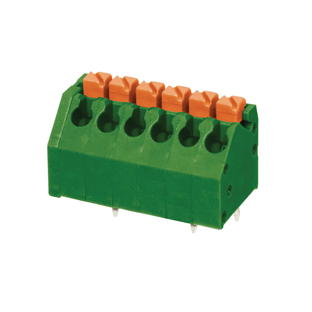 TERMINAL BLOCK, SCREWLESS, 3.50,