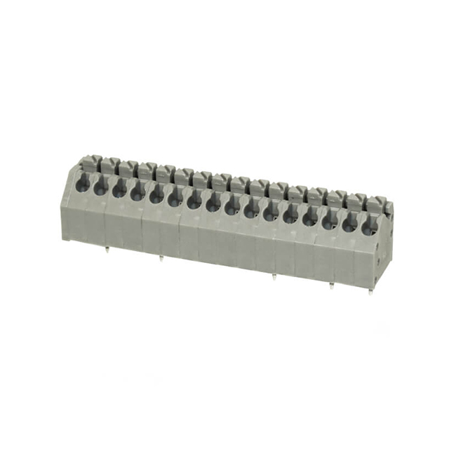 TERMINAL BLOCK, SCREWLESS, 3.50,