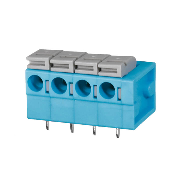 TERMINAL BLOCK, SCREWLESS, 5.08,