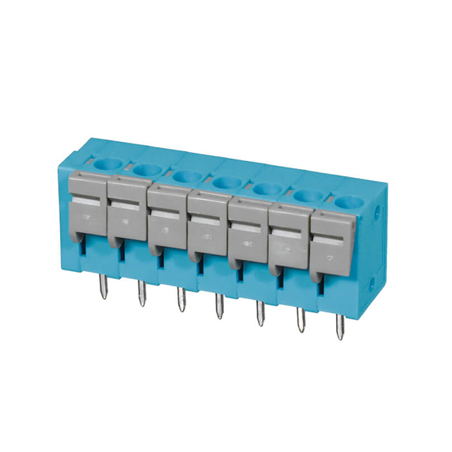 TERMINAL BLOCK, SCREWLESS, 5.08,