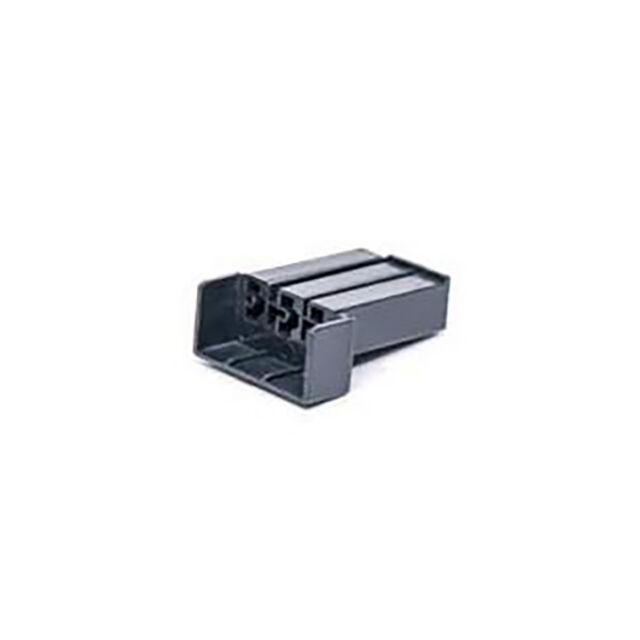 CONN RCPT HSG 0.187 3POS BLACK