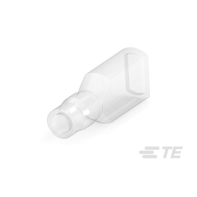 CONN RCPT SLEEVE 0.25 1POS CLEAR