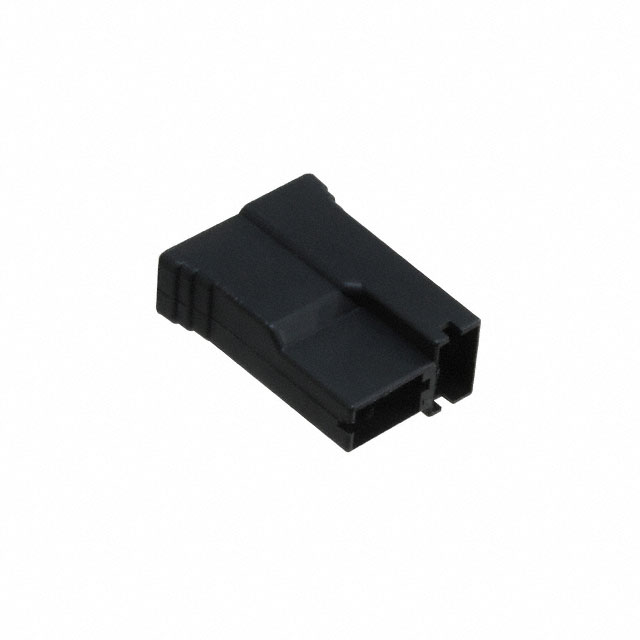 CONN RCPT HSG 0.25 2POS BLACK
