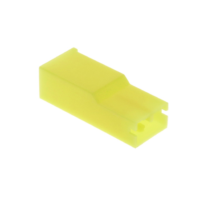 CONN RCPT HSG 0.25 1POS YELLOW
