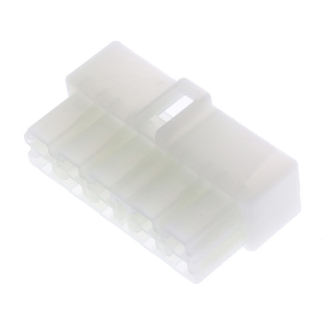 CONN MALE TAB HSG 0.25 10POS NAT