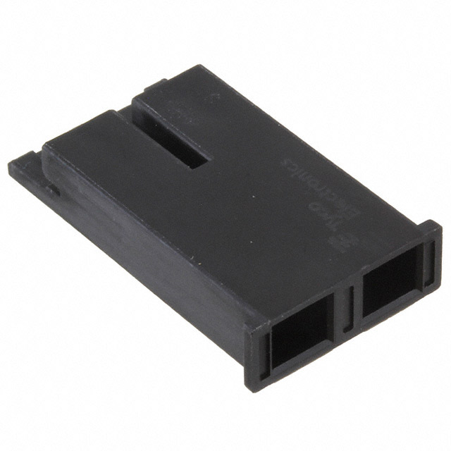 CONN RCPT HSG 0.11 2POS BLACK