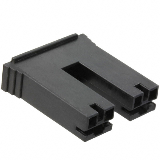 CONN RCPT HSG 0.25 2POS BROWN