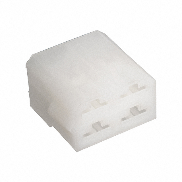 CONN RCPT HSG 0.25 4POS NATURAL