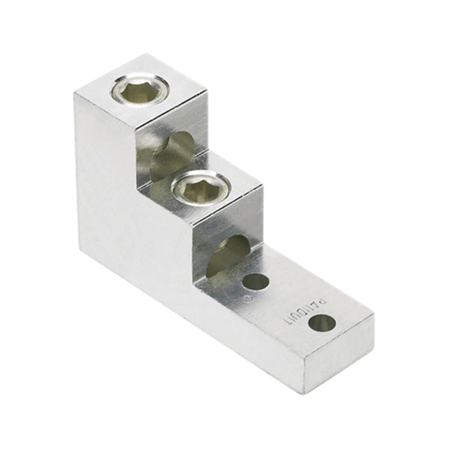 CONN TERM RECT LUG 1/0 AWG #3/8