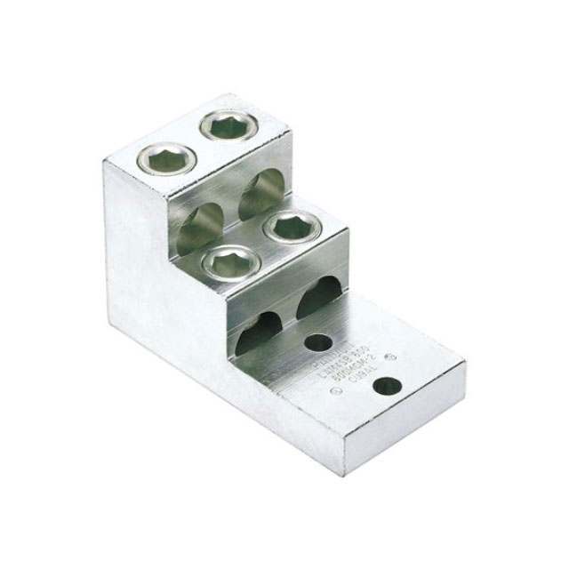 CONN TERM RECT LUG 1/0 AWG #3/8