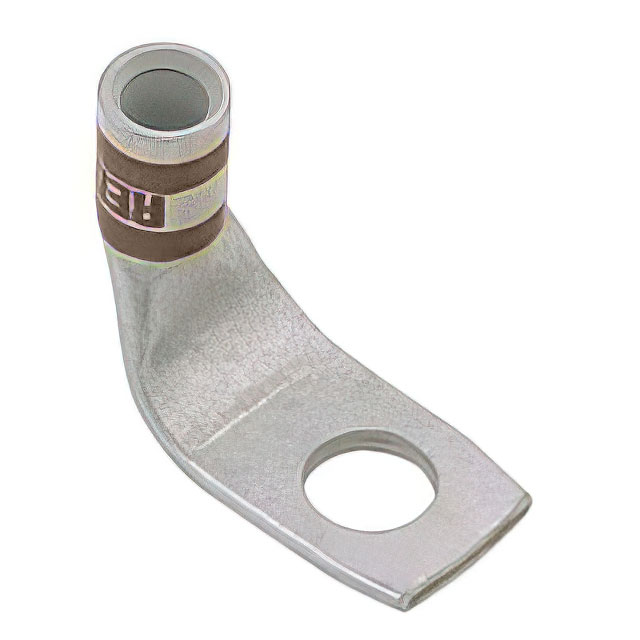 CONN TERM RECT LUG 4 AWG #3/8