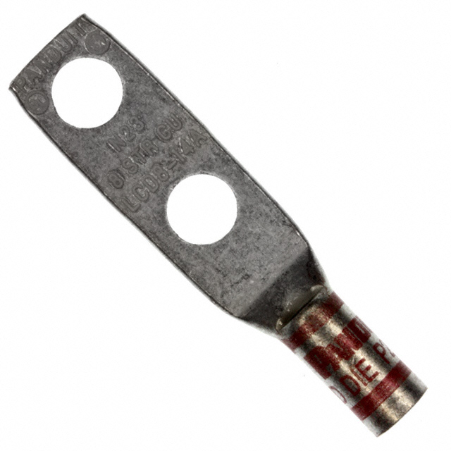 CONN TERM RECT LUG 8 AWG #1/4