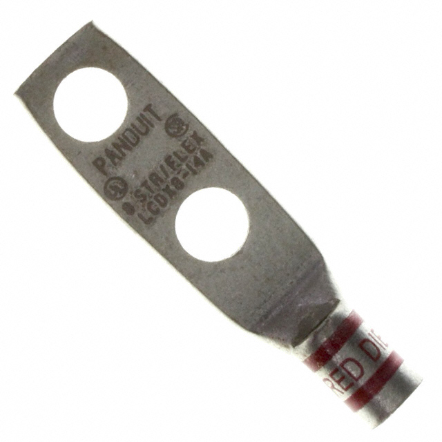 CONN TERM RECT LUG 8 AWG #1/4