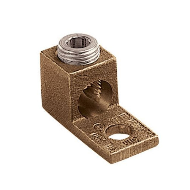 CONN TERM RECT LUG 4 AWG