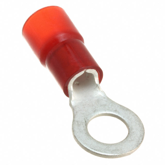 CONN RING CIRC 8AWG #1/4 CRIMP