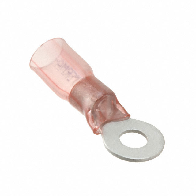 CONN RING CIRC 8AWG #1/4 CRIMP