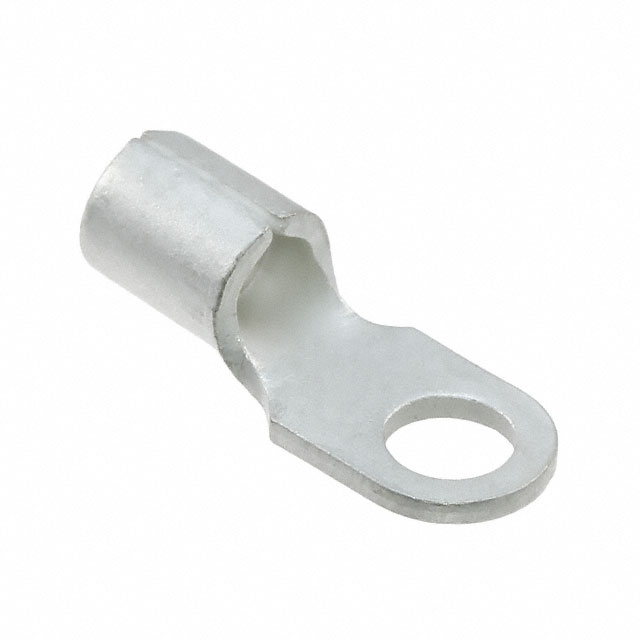 CONN RING FLAT 10-12AWG #8 CRIMP