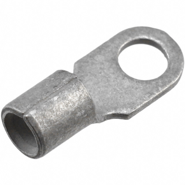 CONN RING FLAT 10-12AWG #8 CRIMP