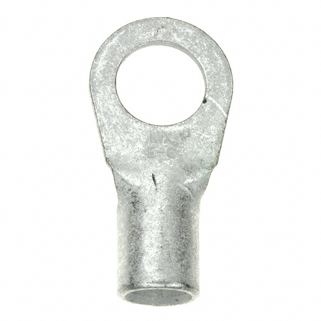 CONN RING CIRC 6AWG #3/8 CRIMP