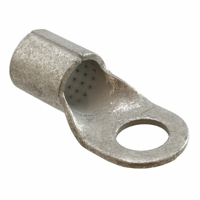 CONN RING FLAT 2/0AWG #1/2 CRIMP