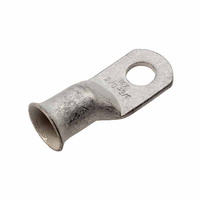 CONN RING FLAT 2/0AWG #3/8 CRIMP