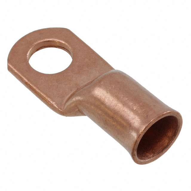 CONN RING FLAT 1/0AWG #3/8 CRIMP