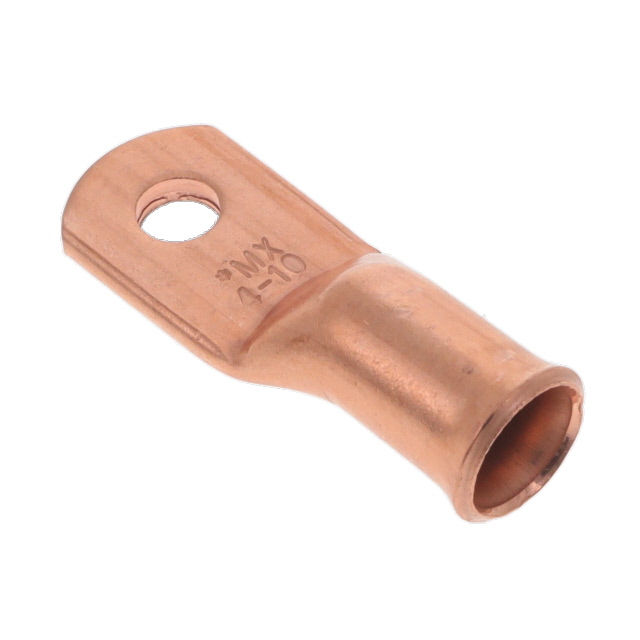 CONN RING FLAT 4AWG #10 CRIMP