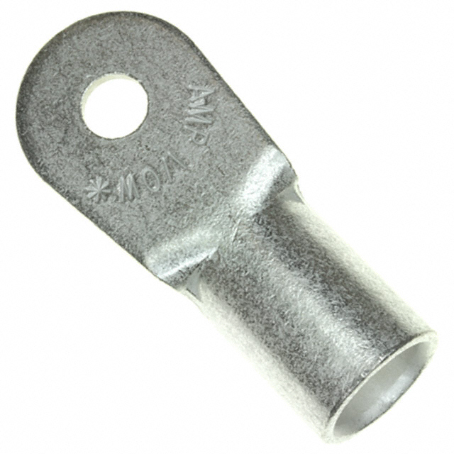 CONN RING CIRC 1/0AWG #1/4 CRIMP