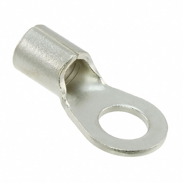 CONN RING CIRC 8AWG #1/4 CRIMP