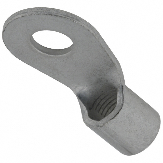 CONN RING CIRC 6AWG #1/4 CRIMP