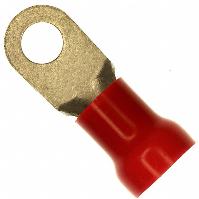 CONN RING CIRC 2AWG #3/8 CRIMP