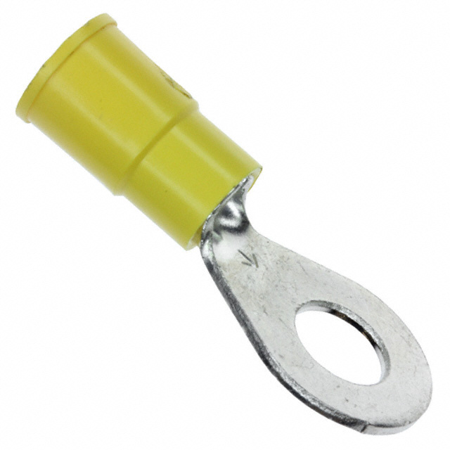 CONN RING CIR 10-12AWG 1/4 1=1PC