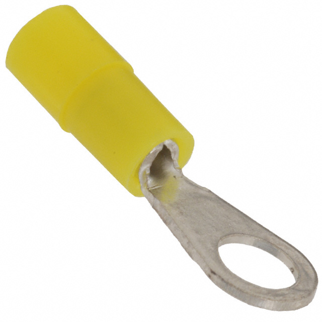 CONN RING CIRC 24-26AWG #4 CRIMP