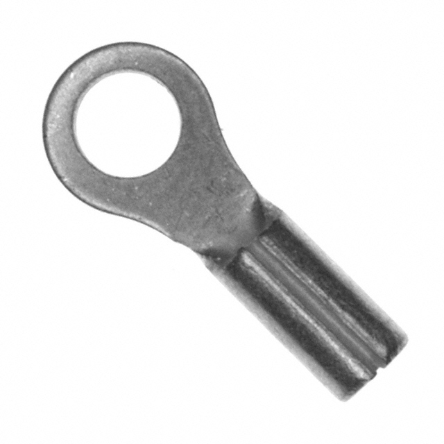 CONN RING CIRC 18-22AWG #6 CRIMP