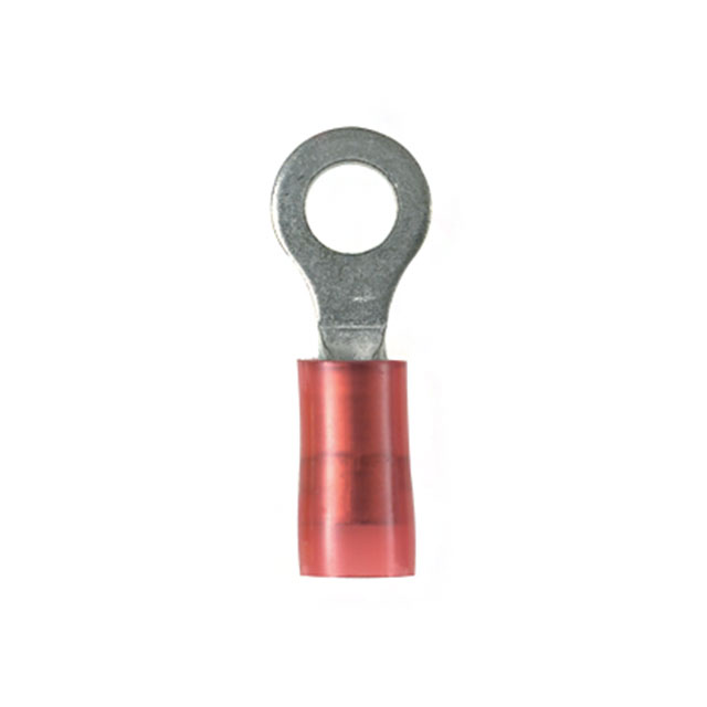 CONN RING CIRC 18-22AWG #4 CRIMP