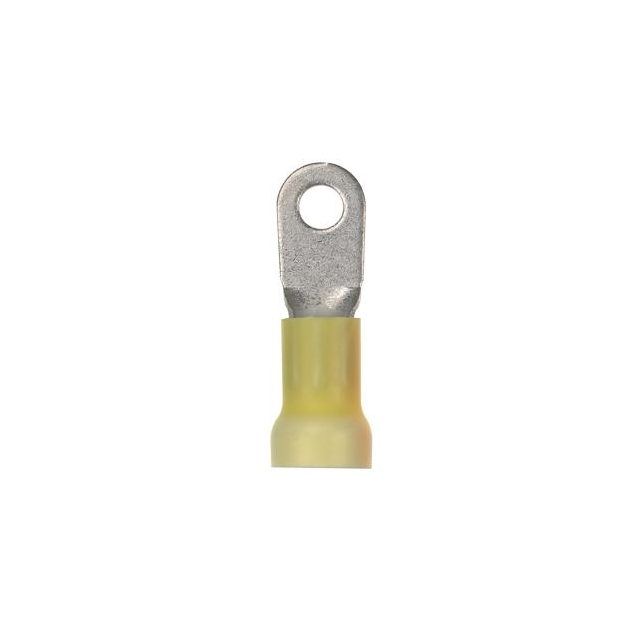 CONN RING FLAT 4AWG #3/8 CRIMP
