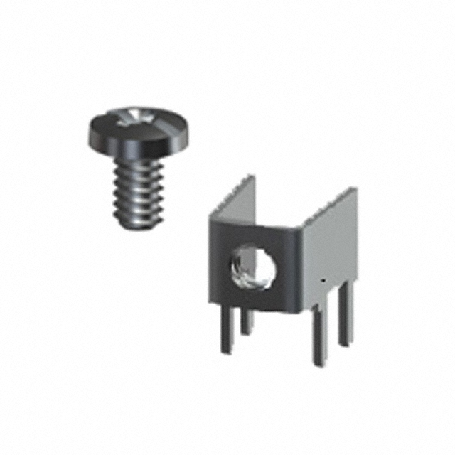 TERM SCREW M3 4 PIN PCB RA