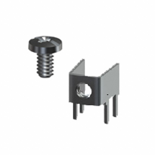 TERM SCREW 6-32 4 PIN PCB RA