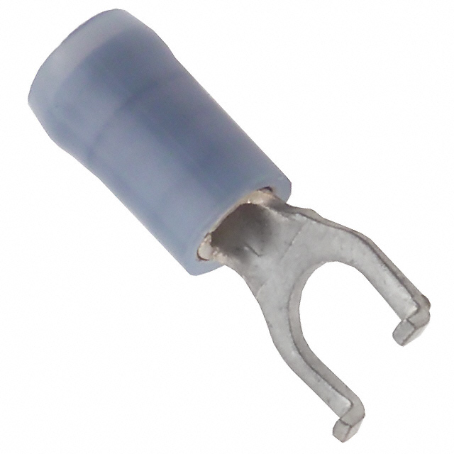 CONN SPADE TERM 14-16AWG #10 BLU