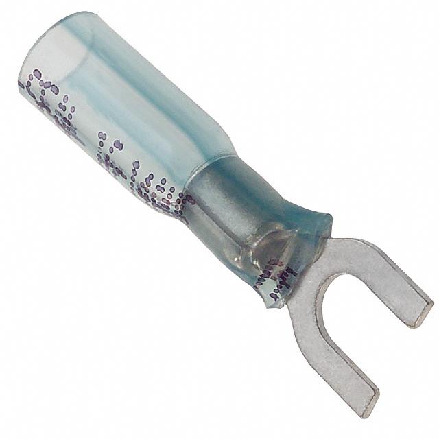 CONN SPADE TERM 14-16AWG #10 BLU