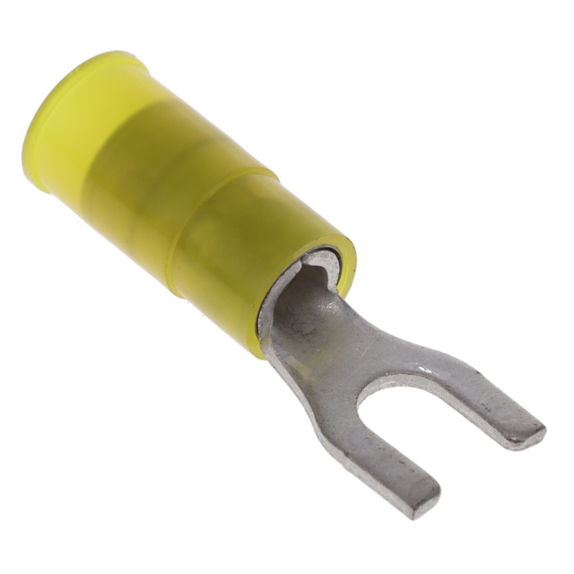 CONN SPADE TERM 10-12AWG #10 YEL
